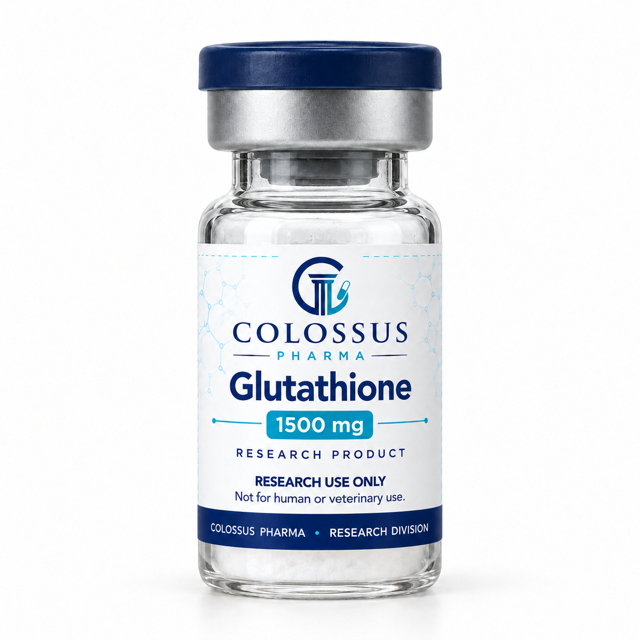 Colossus Pharma Glutathione 1500 mg vial mockup