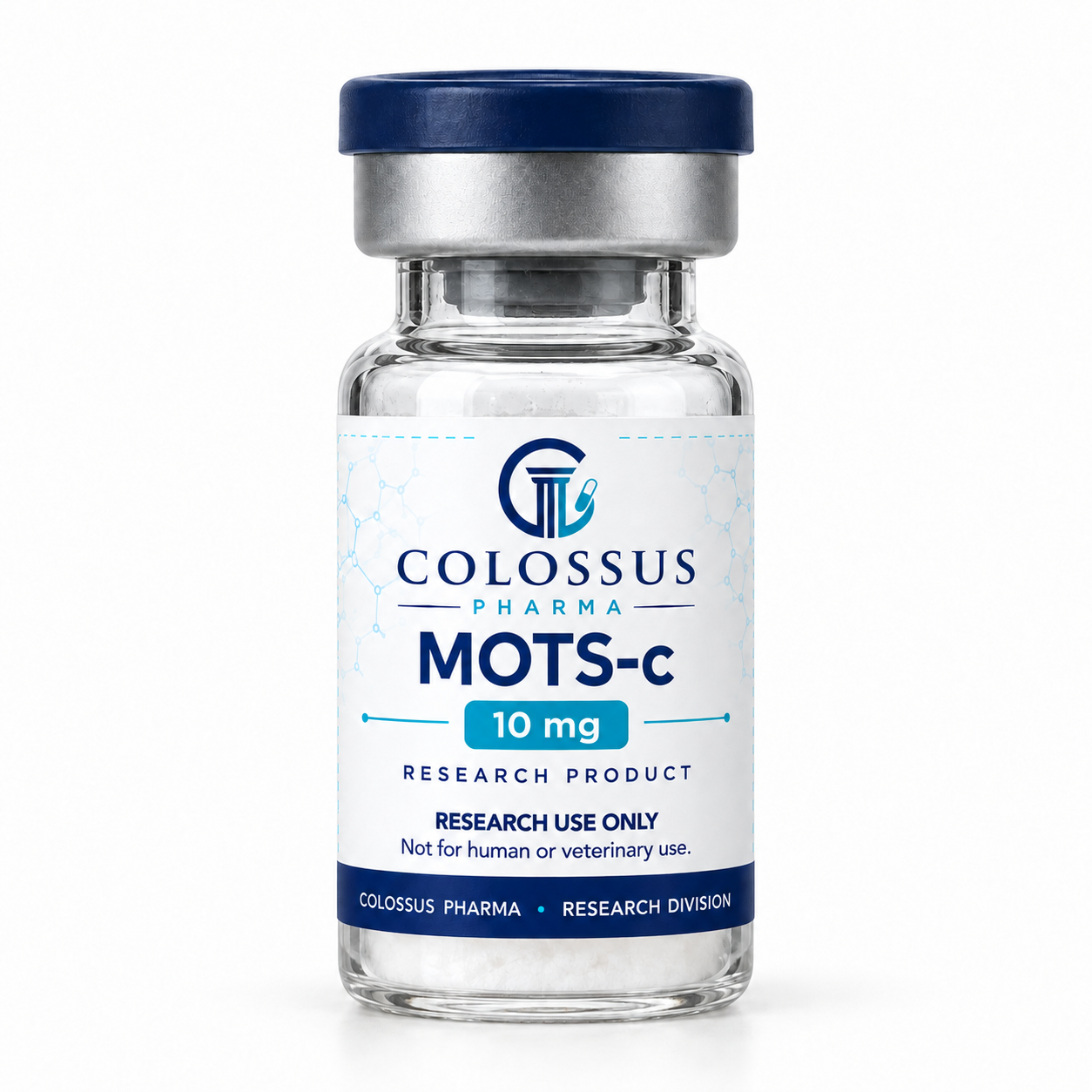 Colossus Pharma MOTS-c 10 mg vial mockup