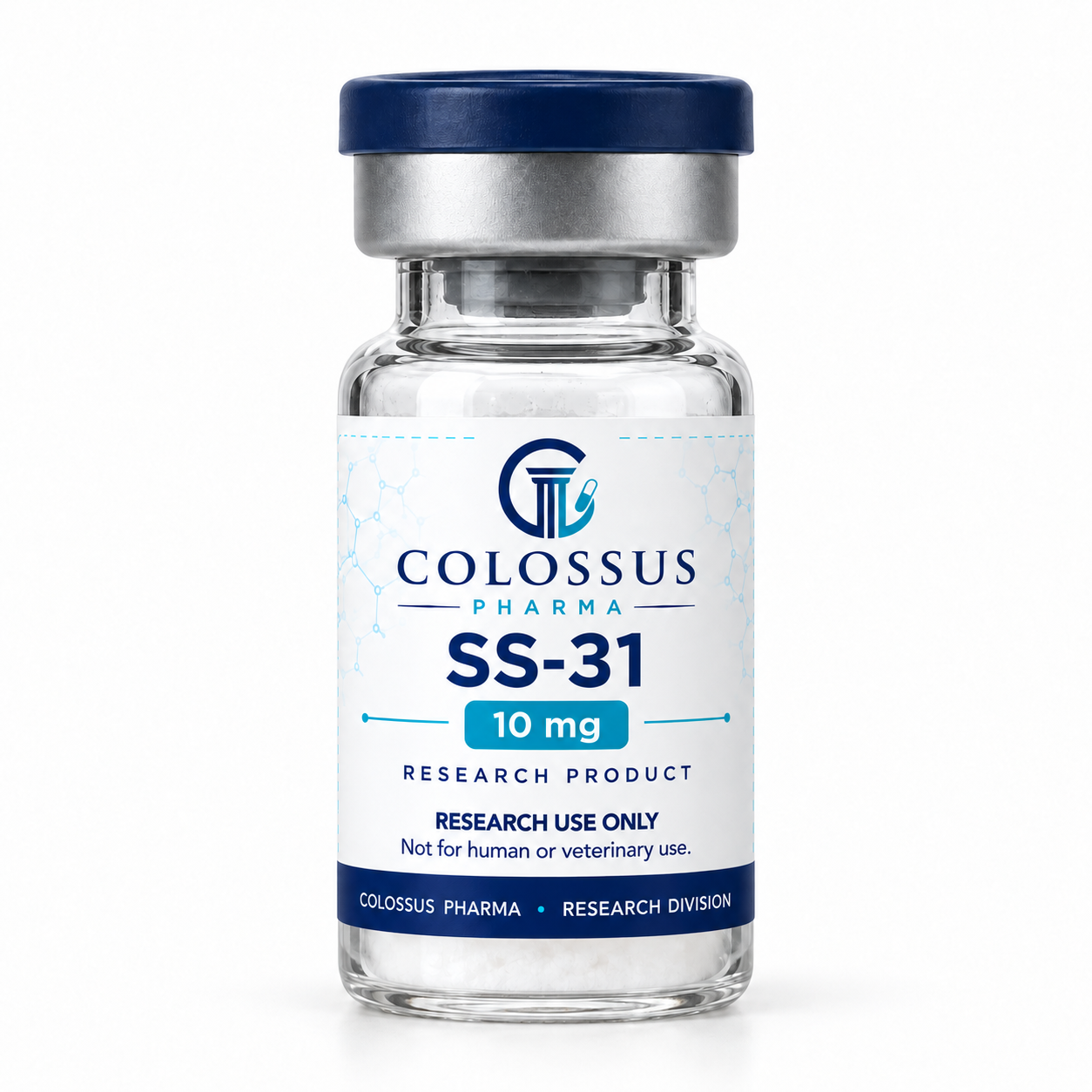 Colossus Pharma SS-31 10 mg vial mockup